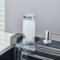 Chiuveta multifunctionala cu 2 cascade si accesorii incluse, afisaj digital temperatura