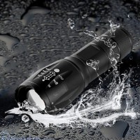 Mini lanterna tactica de buzunar LED, 1000 lm, Negru