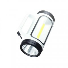 Lanterna de mana cu iluminare dubla si incarcare solara led cob YC 202