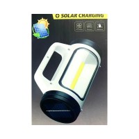 Lanterna de mana cu iluminare dubla si incarcare solara led cob YC 202