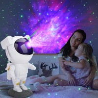 Proiector Laser Astronaut cu Joc de Lumini si Stele, Boxa, Bluetooth, Telecomanda