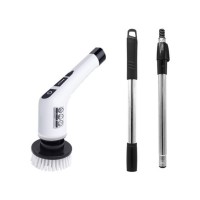 Perie electrica 7-in-1, rotativa 360, cu maner telescopic pentru curatare si lustruire universala.