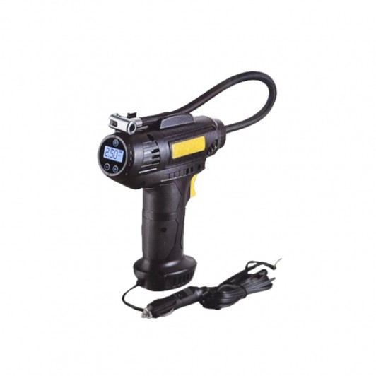 Compresor auto fara fir, putere 72 W, 10 Bar, LED, capacitate de aer de 18 litri pe minut, negru