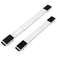 Set 2 suporturi reglabile pentru masina de spalat, frigider, 24 roti