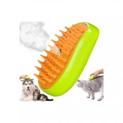 Perie 3 in 1 multifunctionala pentru animale de companie, cu aburi