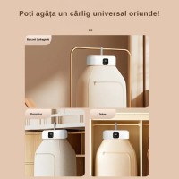 Uscator pentru haine, cu aer cald, pliabil, capacitate 10 kg, uscare rapida, sterilizare UV