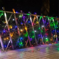 Instalatie luminoasa de Craciun, rola bec diamant, 240 de leduri multicolore, 50 metri