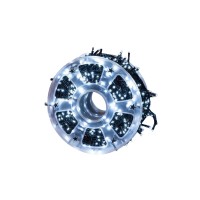 Instalatie luminoasa de Craciun, rola bec diamant, 240 de leduri alb-rece, 50 metri