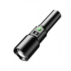 Lanterna tactica foarte puternica LED 20W, 6500 lumeni, acumulator, display Lanterna tactica foarte puternica LED 20W, 6500 lumeni, acumulator, display