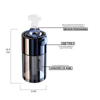 Difuzor Odorizare/Parfumare, auto, casa, birou, accumulator, 4 trepte de putere, esenta parfum