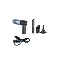 Mini aspirator auto portabil, 120W, putere mare de aspirare, accesorii multifunctionale, USB