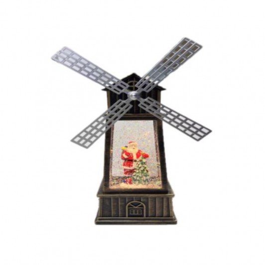 Moara de Vant Craciun, Decoratiune LED, Mos Craciun cu Brad, Muzicala, Efect Ninsoare, Cadou, Unibox Moara de Vant Craciun, Decoratiune LED, Mos Craciun cu Brad, Muzicala, Efect Ninsoare, Cadou, Unibox