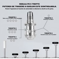 Pistol Cuie Manual, Fixare Beton, Lemn, Fier, 5 Trepte, Cuie 27mm, Set 50 Cuie Incluse, Unibox Pistol Cuie Manual, Fixare Beton, Lemn, Fier, 5 Trepte, Cuie 27mm, Set 50 Cuie Incluse, Unibox
