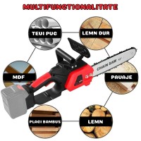 Drujba Electrica, Lant 12 Inchi, 2 Acumulatori Litiu 48V, 4800RPM, Lama 305mm, Unibox Drujba Electrica, Lant 12 Inchi, 2 Acumulatori Litiu 48V, 4800RPM, Lama 305mm, Unibox