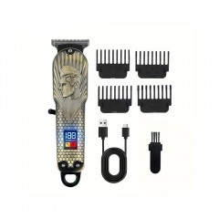 Masina Tuns, Profesionala, Capilar Barba, Afisaj Digital, Reincarcabila, Lame Precizie, Accesorii