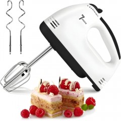 Mixer Mana Electric, 260W, 7 Viteze, Palete Tel, Framantat, 220V, Culoare Alb Mixer Mana Electric, 260W, 7 Viteze, Palete Tel, Framantat, 220V, Culoare Alb