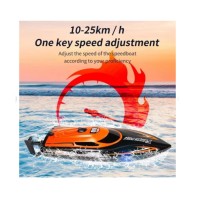 Barca cu Telecomanda, Viteza 25km/h, Functie de Redresare la Rasturnare, Portocaliu