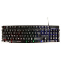 Set Gaming 4-in-1 cu Tastatura RGB, Mouse cu 6 Butoane, Casti cu Microfon si Mousepad, Negru
