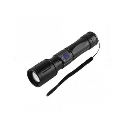 Lanterna Profesionala cu LED XHP100 si Zoom Telescopic, Incarcare USB, Corp din Aliaj de Aluminiu
