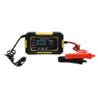 Redresor Auto 12V, Incarcator cu Functie Reparare, Afisaj LED, Cleme Crocodil