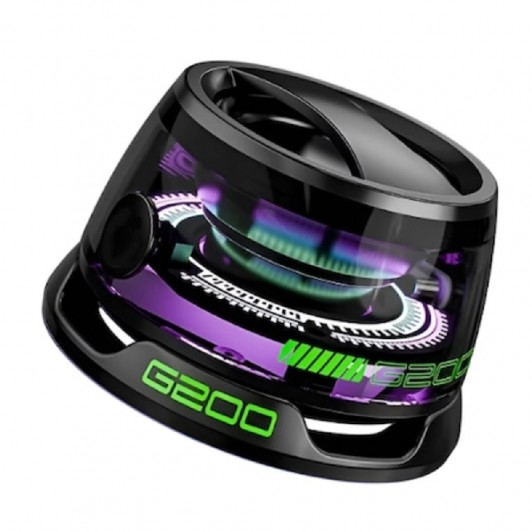 Boxa Portabila cu Bluetooth, 5W, Prindere MagSafe si Inel Magnetic, Suport Telefon 2 in 1, RGB