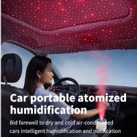 Umidificator cu Proiectie Cer Instelat si Laser, 7 Lumini LED, 280 ml, pentru Casa, Birou, Masina