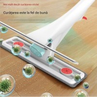 Stergator pentru Geamuri cu Pulverizator, Racleta din Silicon si Laveta, 125 x 26 cm Stergator pentru Geamuri cu Pulverizator, Racleta din Silicon si Laveta, 125 x 26 cm