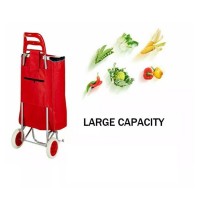 Carucior pentru Cumparaturi cu Cadru din Aluminiu, Pliabil, 2 Roti, Capacitate Mare, Rosu Carucior pentru Cumparaturi cu Cadru din Aluminiu, Pliabil, 2 Roti, Capacitate Mare, Rosu