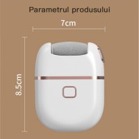 Pila Electrica cu 2 Viteze pentru Ingrijirea Picioarelor, Acumulator, Autonomie 30 Minute