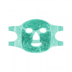 Masca Terapeutica pentru Ochi si Fata cu Gel pentru Incalzire sau Racire, Reutilizabila, Verde