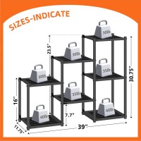 Raft Metalic pentru Flori, Model Scara, 6 Niveluri de Depozitare, Rezistent si Stabil, Negru Raft Metalic pentru Flori, Model Scara, 6 Niveluri de Depozitare, Rezistent si Stabil, Negru