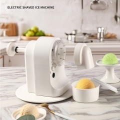 Masina pentru Razuit Gheata, Incarcare prin USB, Lama din Otel, Detasabila pentru Curatare, Alb Masina pentru Razuit Gheata, Incarcare prin USB, Lama din Otel, Detasabila pentru Curatare, Alb