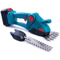 Foarfeca Electrica 2 in 1 pentru Gradina, 2 Acumulatori de 36V, pentru Iarba si Gard Viu Foarfeca Electrica 2 in 1 pentru Gradina, 2 Acumulatori de 36V, pentru Iarba si Gard Viu