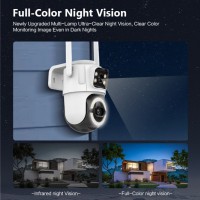 Camera Supraveghere Dubla cu WiFi, Rezolutie 3MP, Rezistenta la Apa, Interior si Exterior Camera Supraveghere Dubla cu WiFi, Rezolutie 3MP, Rezistenta la Apa, Interior si Exterior