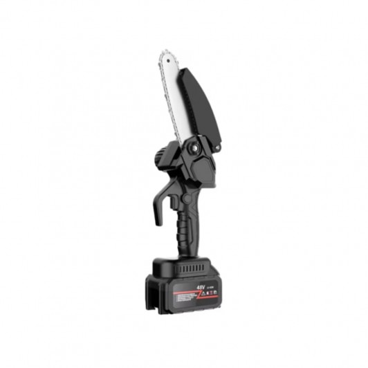 Mini Drujba Electrica, 6 Inch, pentru Lucrari in Gradina, cu Acumulator, 48V, Negru