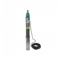 Pompa Apa Submersibila Multietajata de Mare Adancime, 1800W, 100 mm, 8 Turbine, 20M Cablu, 160m