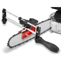 Dispozitiv manual ascutit lantul de drujba, unghiuri precise de taiere, sistem de fixare pe lama