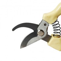 Foarfeca vie, Maner 8'', Ergonomic, Otel durabil, Alb