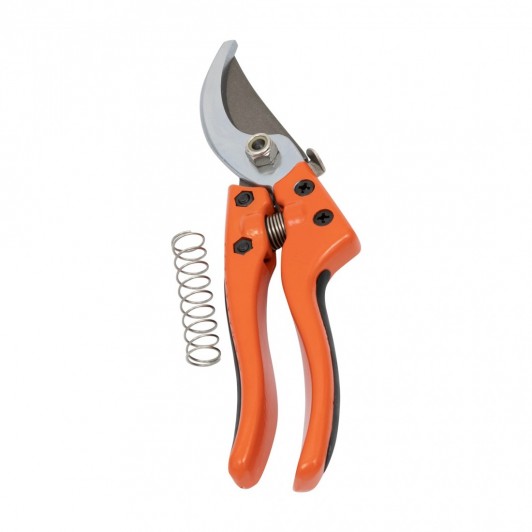 Foarfeca vie, Manere ergonomice, cu siguranta blocare P9013, arc rezerva inclus, Portocaliu Foarfeca vie, Manere ergonomice, cu siguranta blocare P9013, arc rezerva inclus, Portocaliu