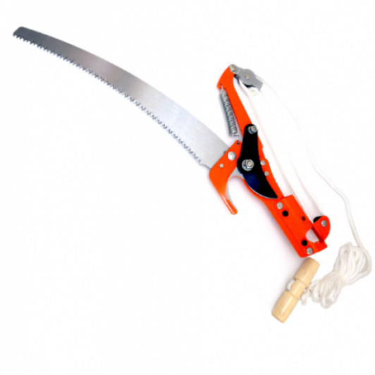 Foarfeca pentru taiat crengi la inaltime, Sfoara de actionare de 4 m, Crengi grosimi de pana la 4 cm Foarfeca pentru taiat crengi la inaltime, Sfoara de actionare de 4 m, Crengi grosimi de pana la 4 cm