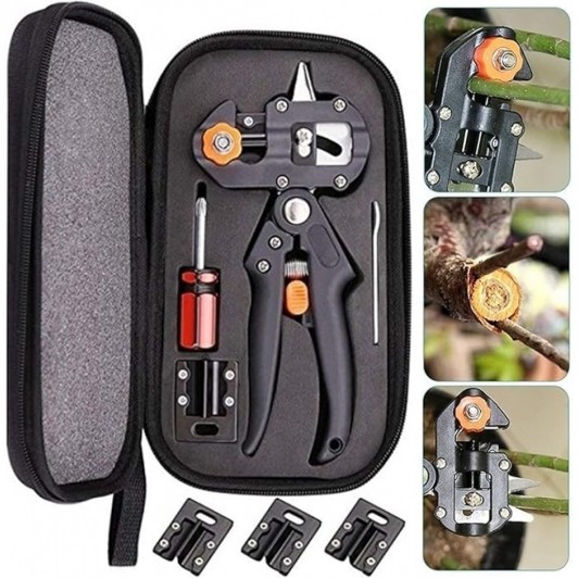 Cleste Profesional de Altoit cu 3 Lame Interschimbabile (U, V, O) Otel Carbon si Banda Altoit Cleste Profesional de Altoit cu 3 Lame Interschimbabile (U, V, O) Otel Carbon si Banda Altoit