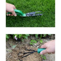 Trusa de gradinarit completa, cu 10 piese, servieta plastic verde