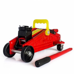 Cric Hidraulic 2T, tip Crocodil, cu Roti, Usor de instalat, Usor de manevrat