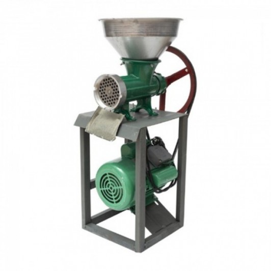 Masina tocat carne Nr.32, cu cadru si motor electric, 1.5 KW, 1400 rpm, 3.5 Kg carne / Minut