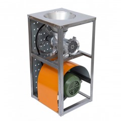 Masina tocat carne Nr.32, cu cadru, motor electric 4 kw, masuta aluminiu, 1400 rpm, 2 kg/ min