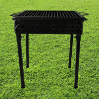 Gratar Metalic pe Carbuni, Picioare detasabile, Sistem de ventilatie, Suprafata 60 x 40 cm Gratar Metalic pe Carbuni, Picioare detasabile, Sistem de ventilatie, Suprafata 60 x 40 cm