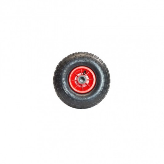Roata roaba 350/4, cu interior plastic, Sarcina maxima suportata 136 kg, Camera cauciuc cu ventil Roata roaba 350/4, cu interior plastic, Sarcina maxima suportata 136 kg, Camera cauciuc cu ventil