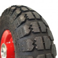 Roata roaba 350/4, cu interior metal, Sarcina maxima suportata 136 kg, Diametru 26 cm