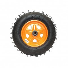 Roata 350-8, ax 20’’, cu rulment, Carucioare, Lize si Roabe, rezistent, sarcina maxima 280 kg