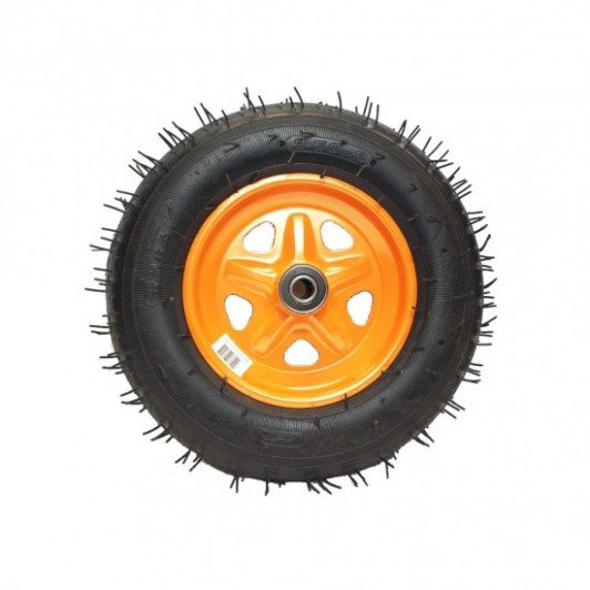 Roata 350-8, ax 20’’, cu rulment, Carucioare, Lize si Roabe, rezistent, sarcina maxima 280 kg